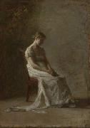 Thomas Eakins Retrospection oil painting on canvas